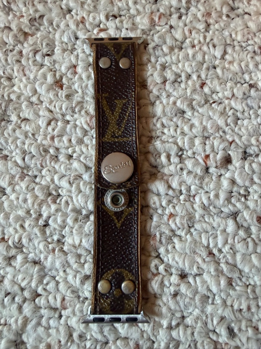 Spark*l bands Louis Vuitton Monogram Apple Watch band